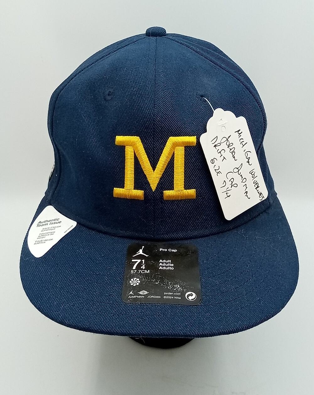 Michigan Wolverines Jordan Jumpman Dri-Fit Pro Cap Size 7 1/4